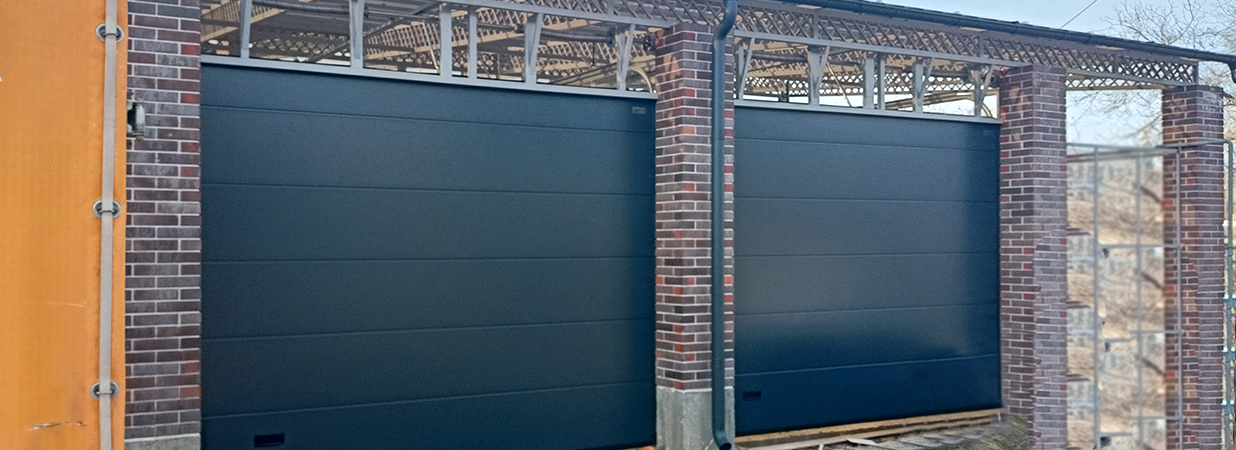 Секционные ворота под ключ в Дивном