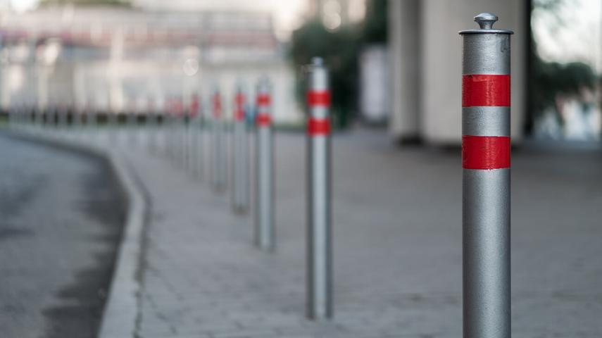 парковочные барьеры в Дивном