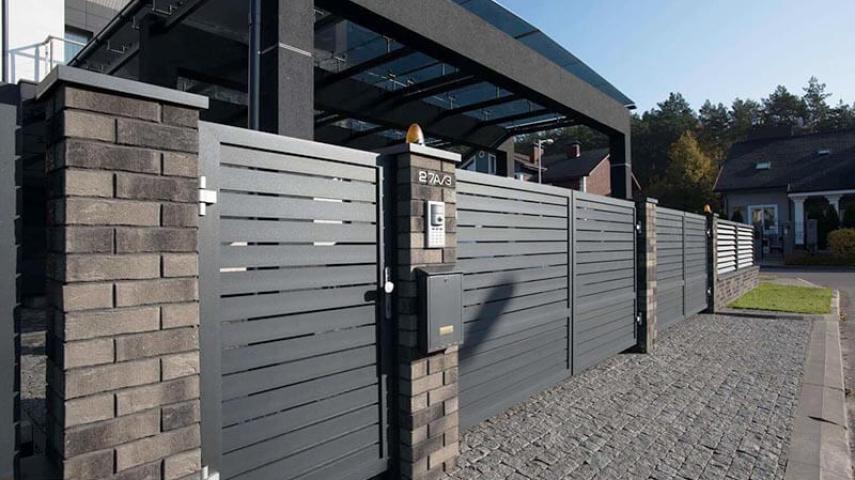 въездные ворота в Дивном