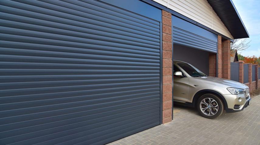 ворота из роллетного профиля в Дивном